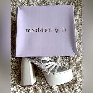 Madden Girl platform shoes size 10